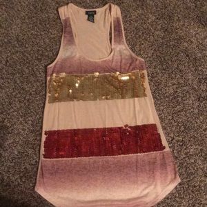 Sequins tank